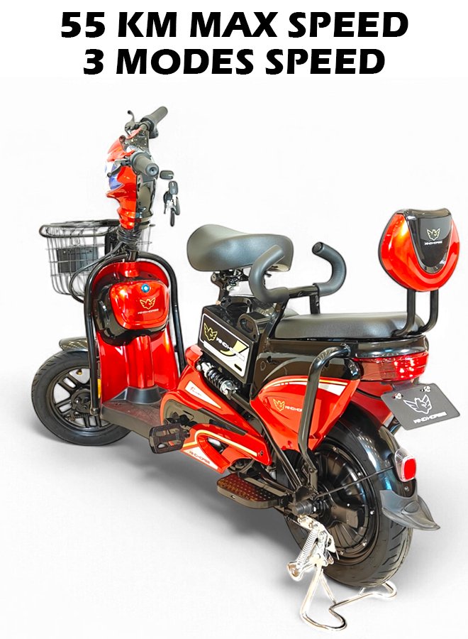 WINDHORSE M1 Electric Bike 400W Motor, 48V 12Ah Battery, 55KM/H Max Speed 3 WINDHORSE M1 Electric Bike 400W Motor, 48V 12Ah Battery, 55KM/H Max Speed - الصورة 3