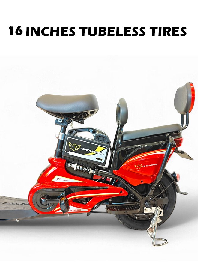 WINDHORSE M1 Electric Bike 400W Motor, 48V 12Ah Battery, 55KM/H Max Speed 5 WINDHORSE M1 Electric Bike 400W Motor, 48V 12Ah Battery, 55KM/H Max Speed - الصورة 5