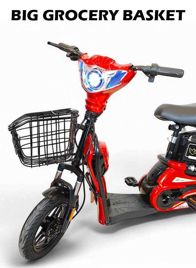 WINDHORSE M1 Electric Bike 400W Motor, 48V 12Ah Battery, 55KM/H Max Speed 7 WINDHORSE M1 Electric Bike 400W Motor, 48V 12Ah Battery, 55KM/H Max Speed - الصورة 7