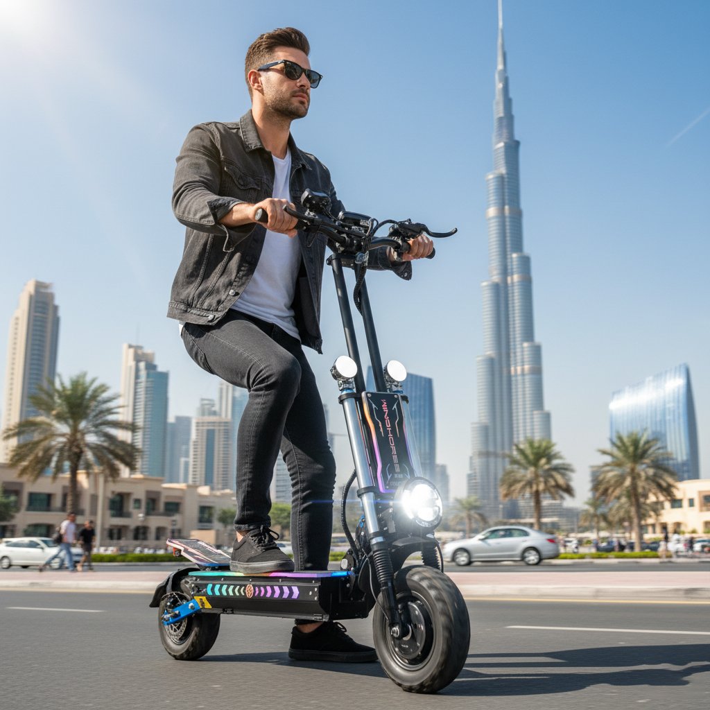 WINDHORSE H3 Dual Motor Electric Scooter 3 WINDHORSE H3 Dual Motor Electric Scooter - Image 3