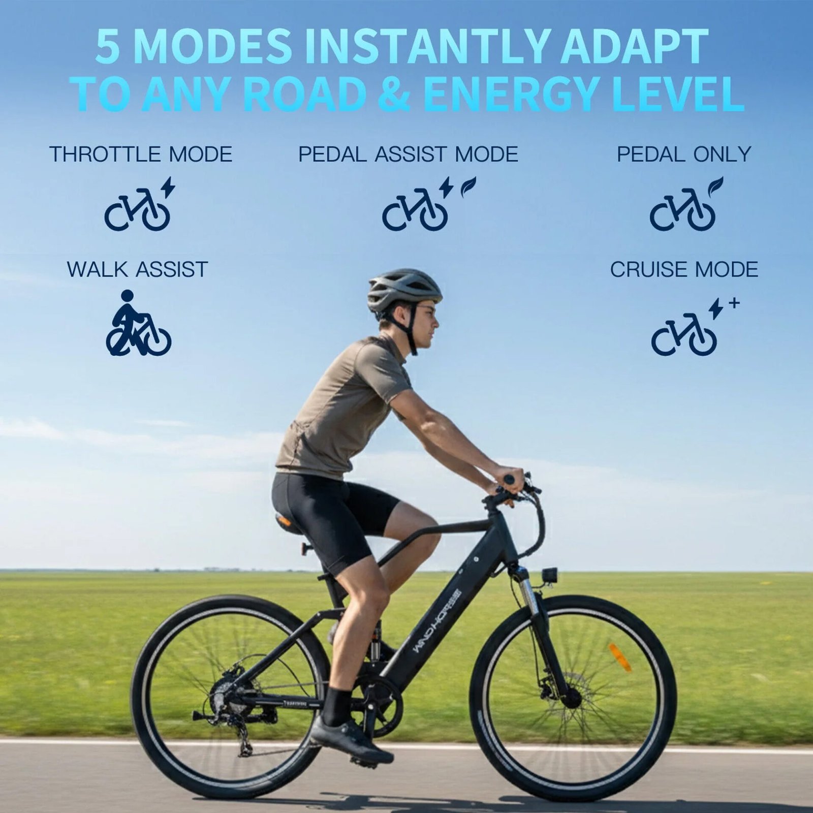 WINDHORSE F3 Electric Bike 5 WINDHORSE F3 Electric Bike - الصورة 5