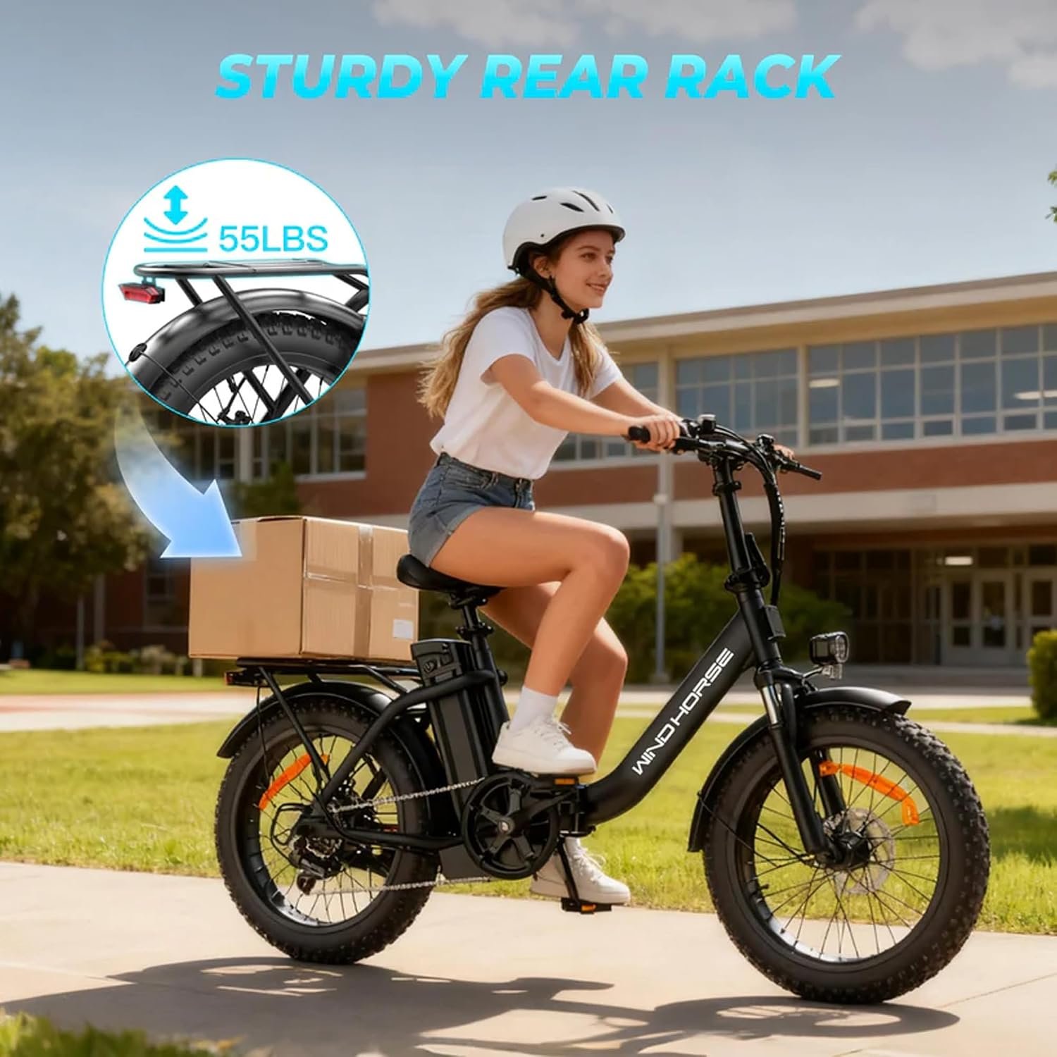 WINDHORSE W4B Electric Folding Bike 9 WINDHORSE W4B Electric Folding Bike - الصورة 9
