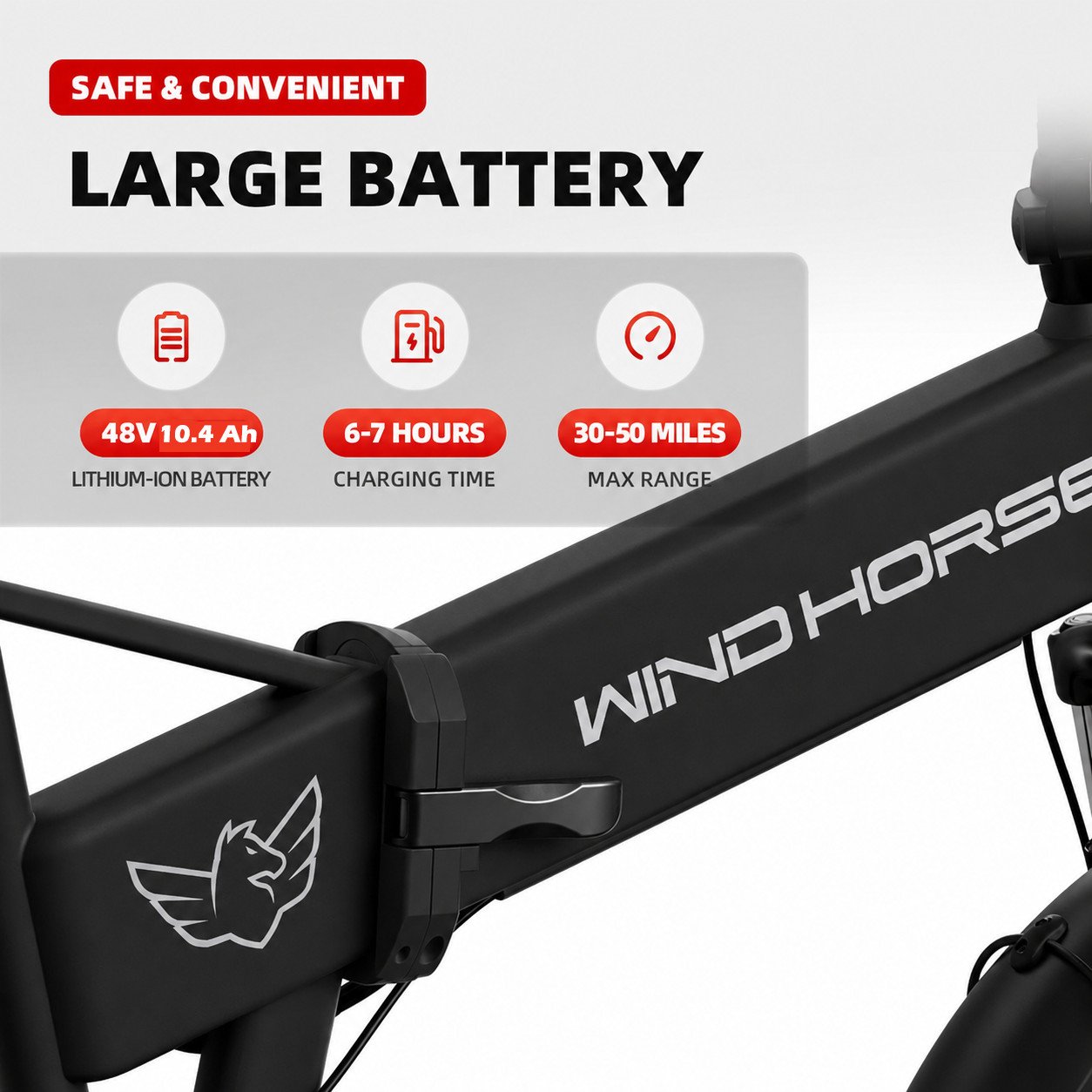 WINDHORSE W0 Pro Electric Folding Bike 4 WINDHORSE W0 Pro Electric Folding Bike - Image 4